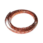 Natural Copper Bezel wire, Gallery wire, Gallery ribbon, Gallery pattern, Natural Copper, Jewelry making, Copper wire - 4 inch (10 cm)