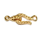 14K Yellow Gold filled Hook Eye Clasp 22x8.5 mm, Gold Filled, Hook Eye clasp, Clasp findings, Jewelry making, Gold Filled clasp - 1 piece