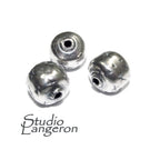 925 sterling silver handmade beads BB16, handmade beads, silver beads, Jewelry making, decorative beads, Original bead, Large bead - 1 piece
