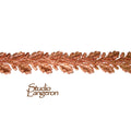 Natural Copper Bezel wire, Gallery wire, Gallery ribbon, Gallery pattern, Natural Copper, Jewelry making, Setting, Findings - 4 inch (10 cm)