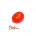 SALE!  Natural Carnelian, cabochon, size 8x10x4.5mm, Natural Carnelian, Natural Gemstone, Jewelry making - 1 piece