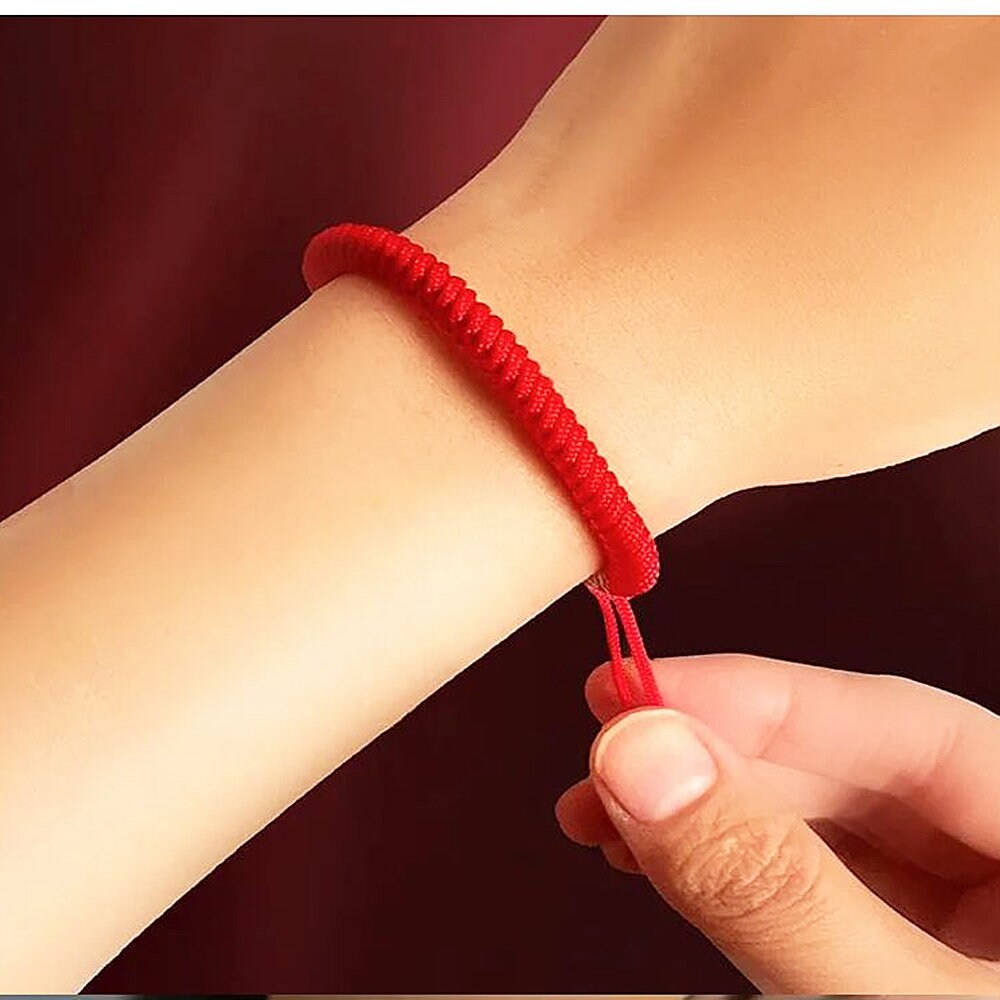 Red string bracelet, Red bracelet with prayer, Jerusalem, Judaism, Red string from Israel, Ben Porat prayer, Jerusalem, Israel, Evil eye
