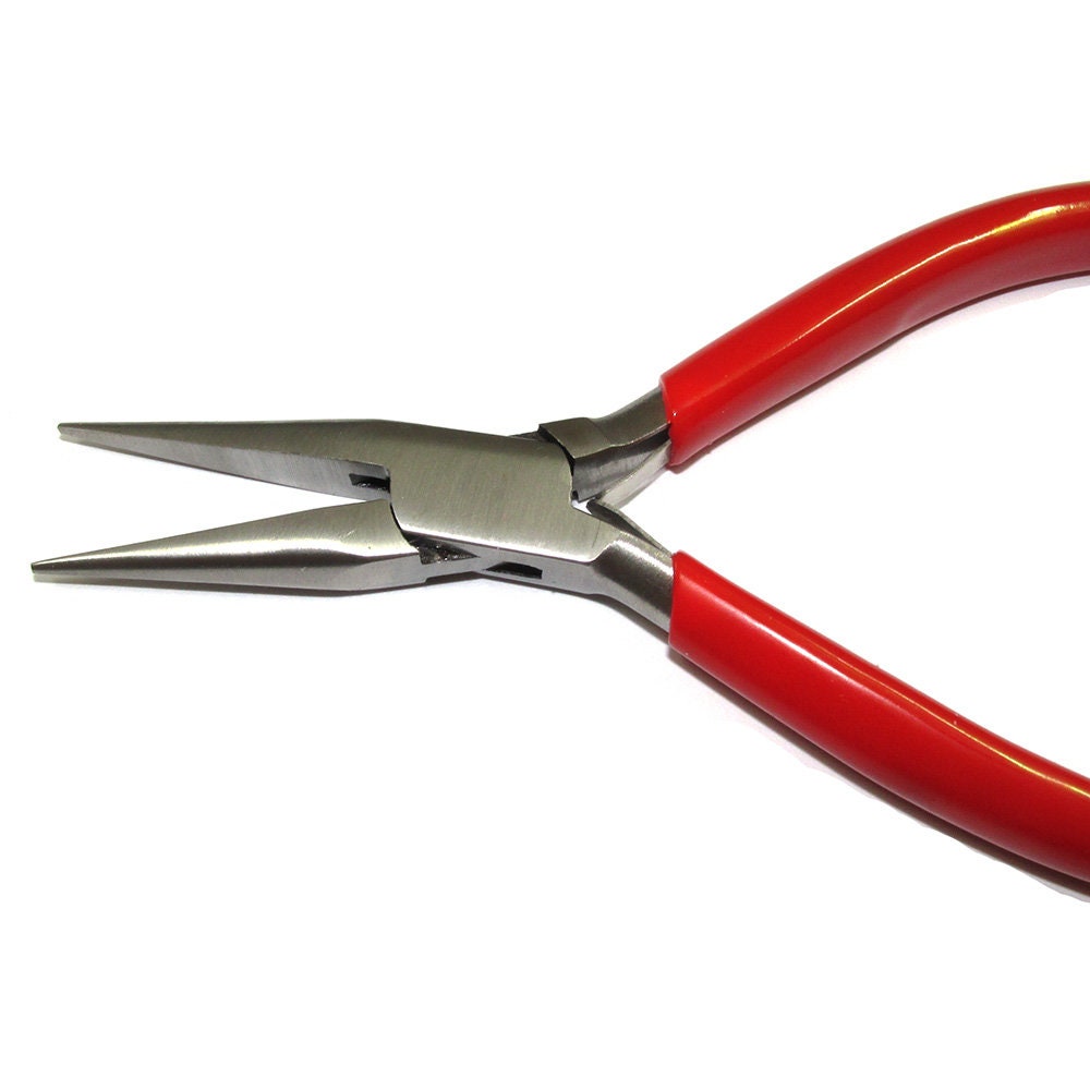 Chain nose long pliers Professionally Prepared for Jewelry Making PL1020, BeadSmith, Length 143 mm (5.6 inch), Jewelry making  - 1 piece