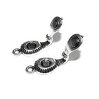 925 Sterling Silver Fold-Over Magnetic Clasp, Magnetic clasp, Clasp, Silver clasp, Round clasp, Jewelry making, 925 silver clasp - 1 piece
