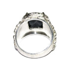 Black onyx ring 925 sterling silver, size 9, Handmade ring, single copy, 925 sterling silver, Black onyx, silver ring, gemstone - 1 piece