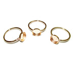 14K Yellow solid gold blank ring with bezel cup 8 mm size 4 - 11, Base ring, Solid gold ring, bezel cup, Jewelry making, Setting - 1 piece