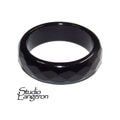 Natural Black onyx band Ring, size 4, 4.5, 5, 9, 10 Black onyx stone ring, Band Rings, Natural Gemstone, Unisex rings, Solid gemstone