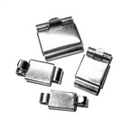 925 Sterling Silver Box Jewelry Clasps, Box clasp, Jewelry making, Sterling silver Clasps, Rectangular clasp, 925 Silver clasp - 1 piece