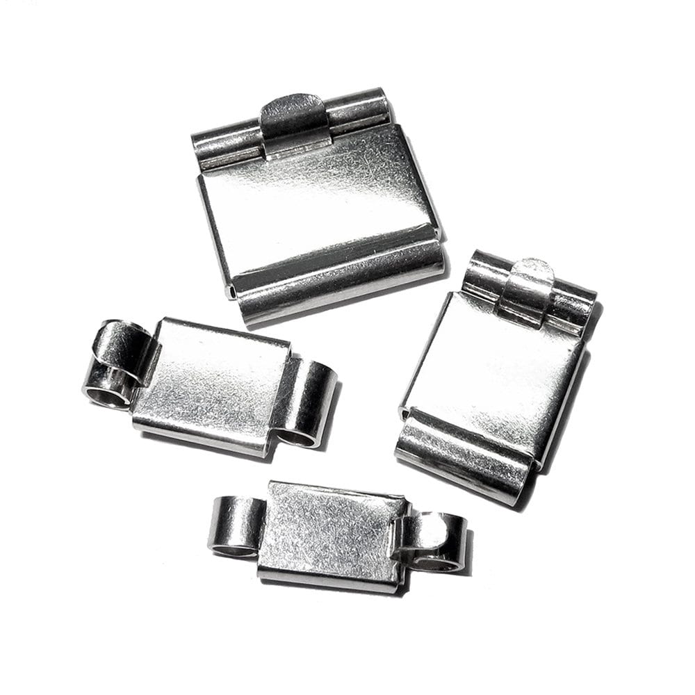 925 Sterling Silver Box Jewelry Clasps, Box clasp, Jewelry making, Sterling silver Clasps, Rectangular clasp, 925 Silver clasp - 1 piece