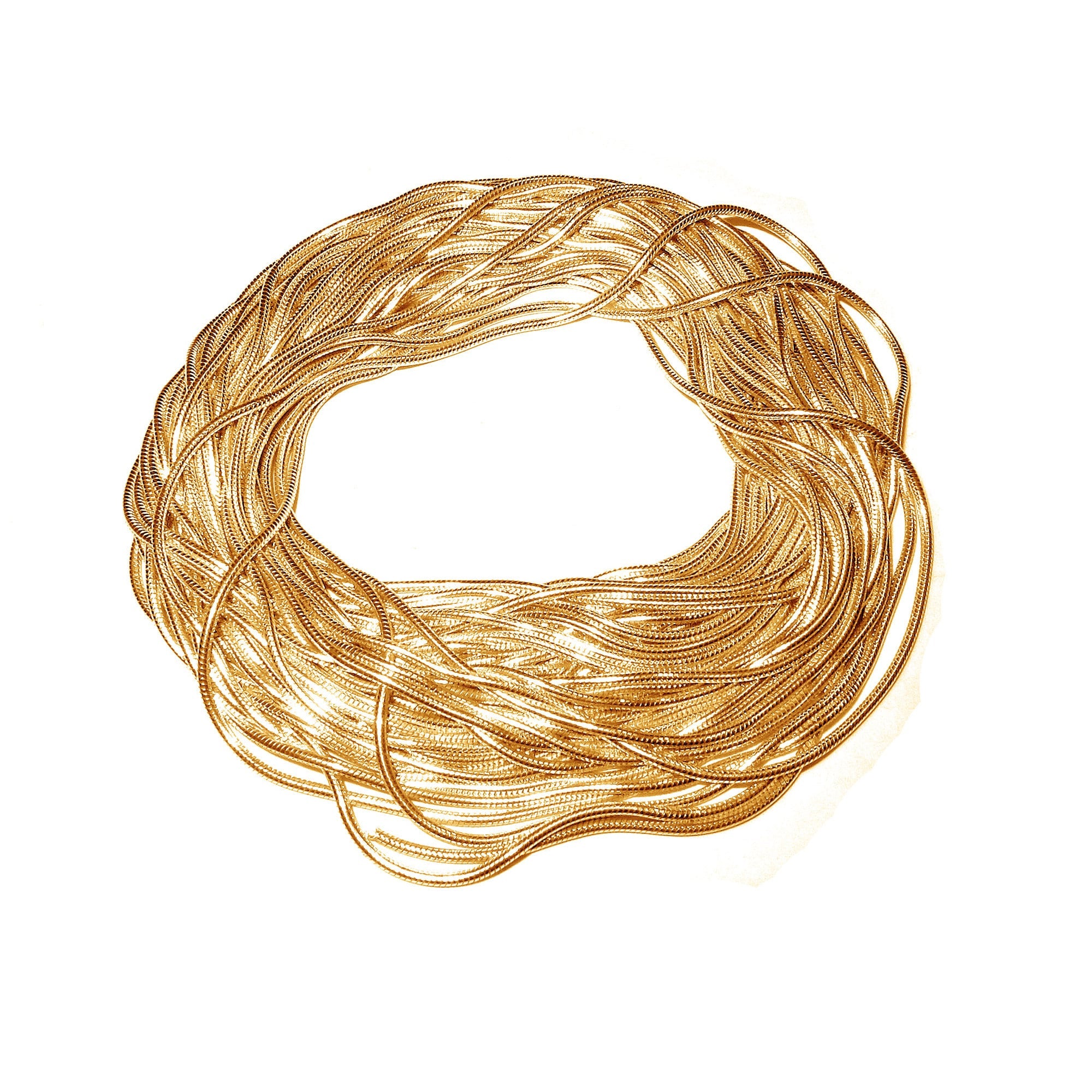 14/20 gold filled beading snake chain thickness 0.9mm, beading chain, Gold filled chain, Jewelry making, beading chain - 1 Ft (30 cm)