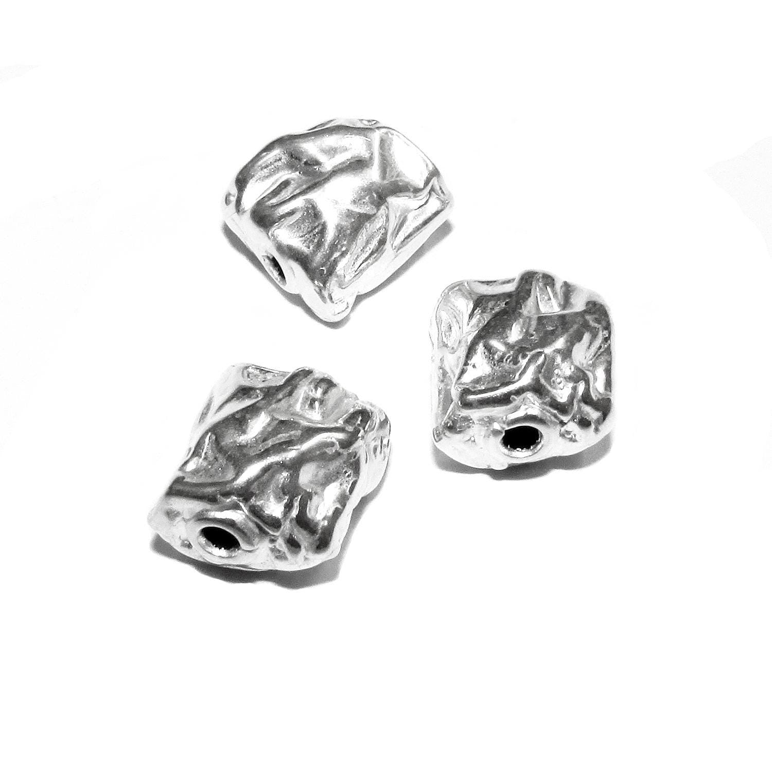 925 sterling silver handmade beads BP221, silver beads, Jewelry making, handmade beads, decorative beads, Original beads - 1 piece