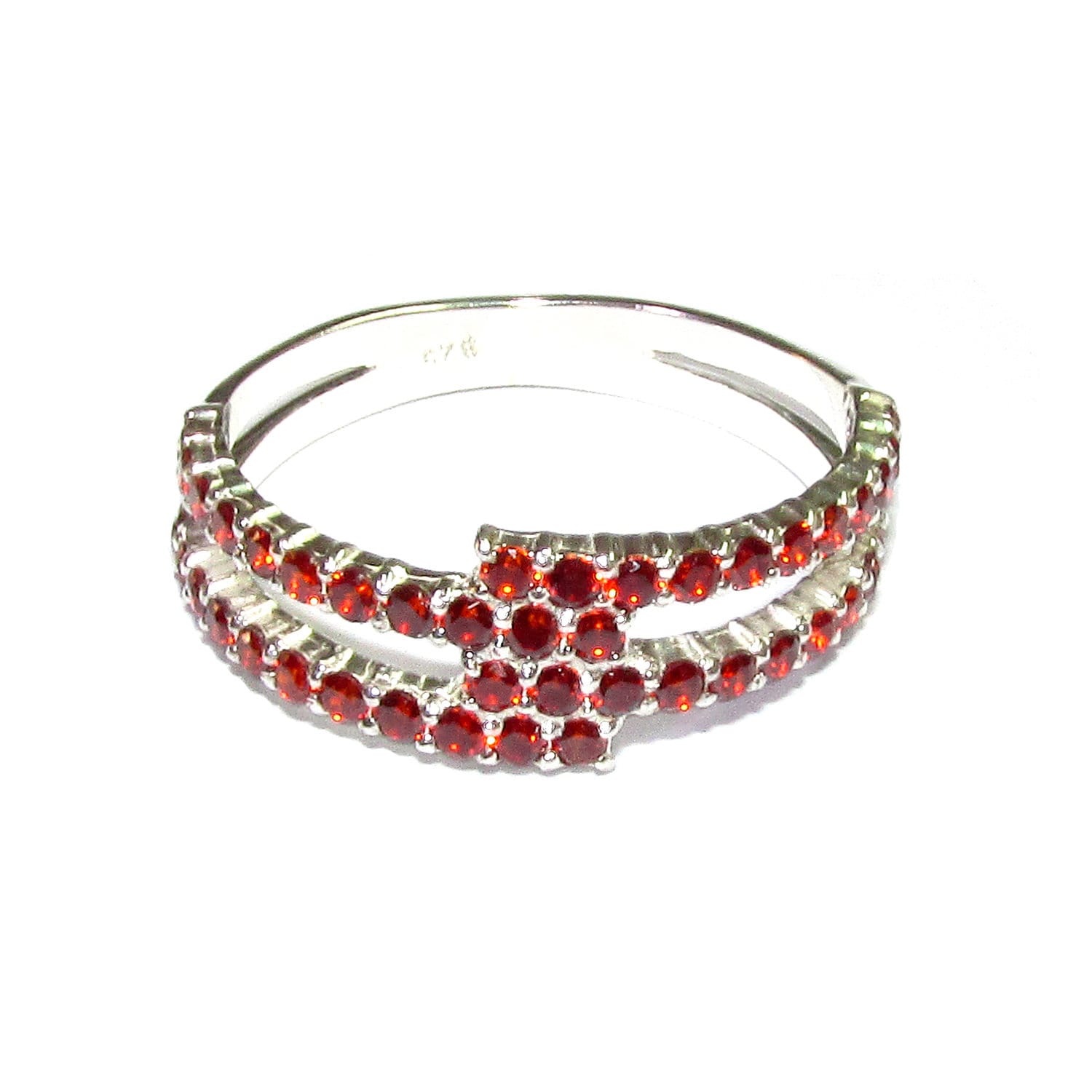 Garnet ring 925 sterling silver size 7,  handmade ring, single copy, sterling silver, Garnet, 925 silver ring, gemstone, Gift ring, red ring