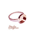 14K Rose gold filled blank ring with bezel cup 10 mm size 4, 5, 6, 7, 8, 9, Base ring, Gold filled ring, bezel cup, Setting - 1 piece