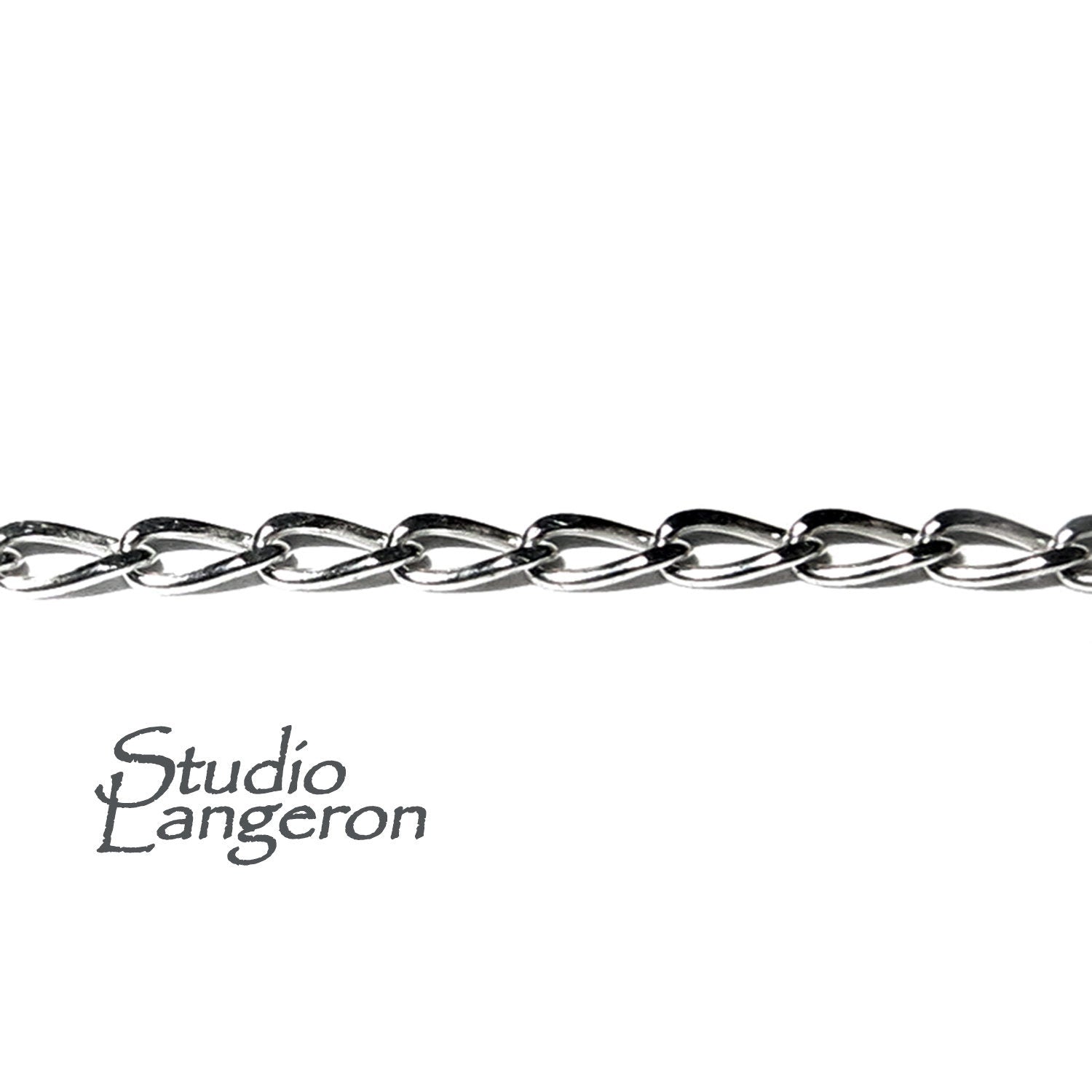 1.3 mm 925 Sterling Silver foxtail chain, foxtail chain, 925 silver shiny chain, Jewelry making, sterling silver chain - 1 Ft (30 cm)
