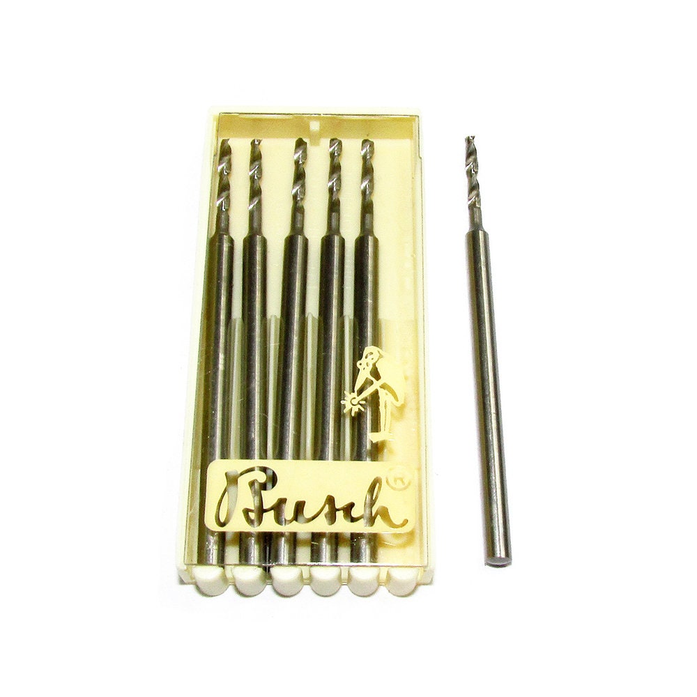 Busch Twist Drills 2.35mm shank Pack of 6 size 005 - 023, Jewelry drills, Busch drills, Tools Jewelry, Jewelry making - 1 pack (6 pieces)