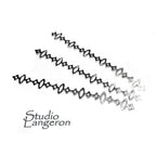 999 Fine silver Casted Bezel wire size 6.5x0.65 cm (2.6 inch), Gallery wire, Setting silver, Gallery pattern, Jewelry making, Wire - 1 piece