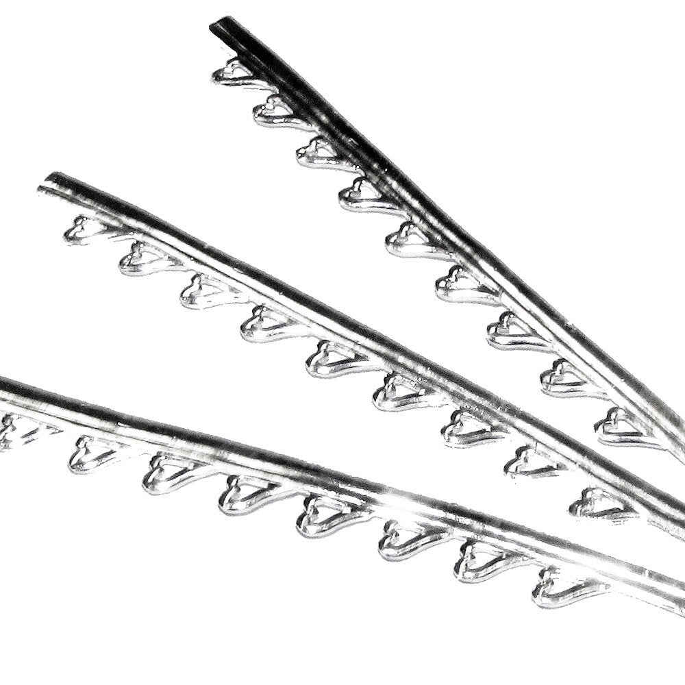 999 Fine silver Casted Bezel wire size 6.0x0.55 cm (2.4 inch), Gallery wire, Setting silver, Gallery pattern, Wire, Jewelry making - 1 piece