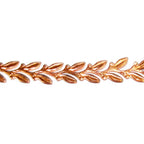Natural Copper Bezel wire, Gallery wire, Gallery ribbon, Gallery pattern, Jewelry making, Setting, Copper wire, Findings  - 4 inch (10 cm)