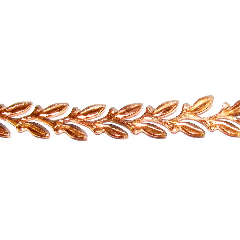Natural Copper Bezel wire, Gallery wire, Gallery ribbon, Gallery pattern, Jewelry making, Setting, Copper wire, Findings  - 4 inch (10 cm)