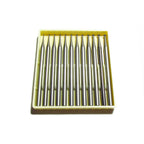 Set Busch Tungsten Vanadium Bearing Bur Set, 0.7–1.8mm 2.35 mm shank, size  Jewelry burs, Busch burs, Jewelry tools - 1 pack (12 pieces)