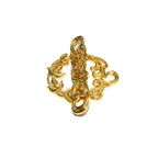 14K Yellow Gold filled decorative Toggle Clasp size 27x25mm, Gold Filled Toggle clasp, Jewelry making, Gold Filled, Clasp toggle - 1 piece
