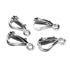 925 Sterling silver decorative Pendant Bails with open loop, Silver Bail, Bail finding, bail for pendant, Jewelry making - 1 piece