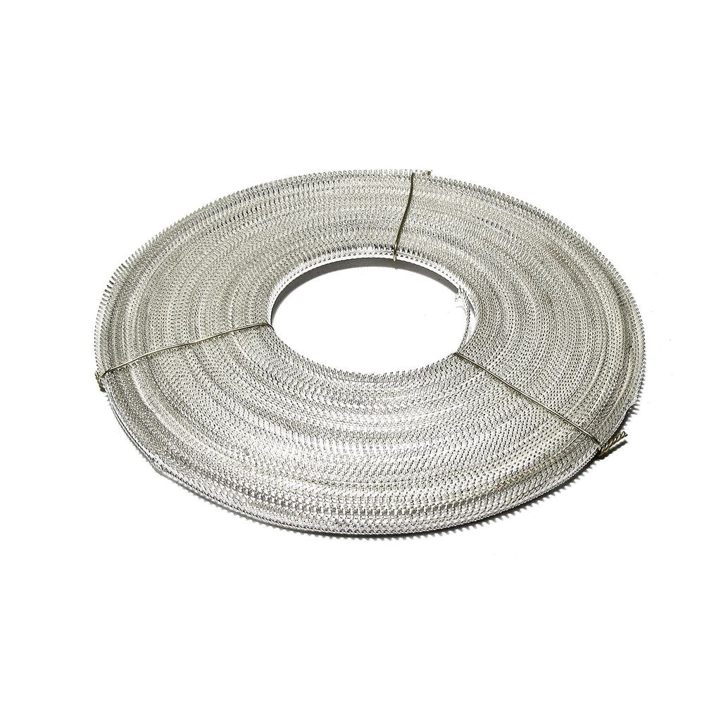 935 Argentium Silver Bezel wire, Gallery wire, Gallery ribbon, Gallery pattern, Argentium silver, Wire, Jewelry making - 4 inch (10 cm)