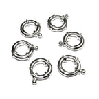 925 Sterling Silver Spring ring Clasps sizes 16 mm, Spring ring clasp, Jewelry making, Sterling silver, 925 Silver clasp, Clasp - 1 piece