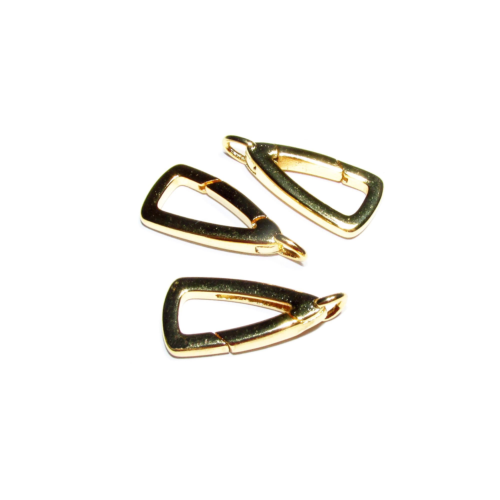 1 piece - 14K Yellow gold filled Albert Fixed Top Closed loop 20.0mm, Gold filled clasp, Albert clasp, Jewelry making (out of stock)