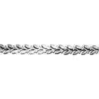 935 Argentium Silver Gallery wire, Bezel wire, Gallery ribbon, Gallery pattern, Jewelry making, Setting, Silver wire - 4 inch (10 cm)