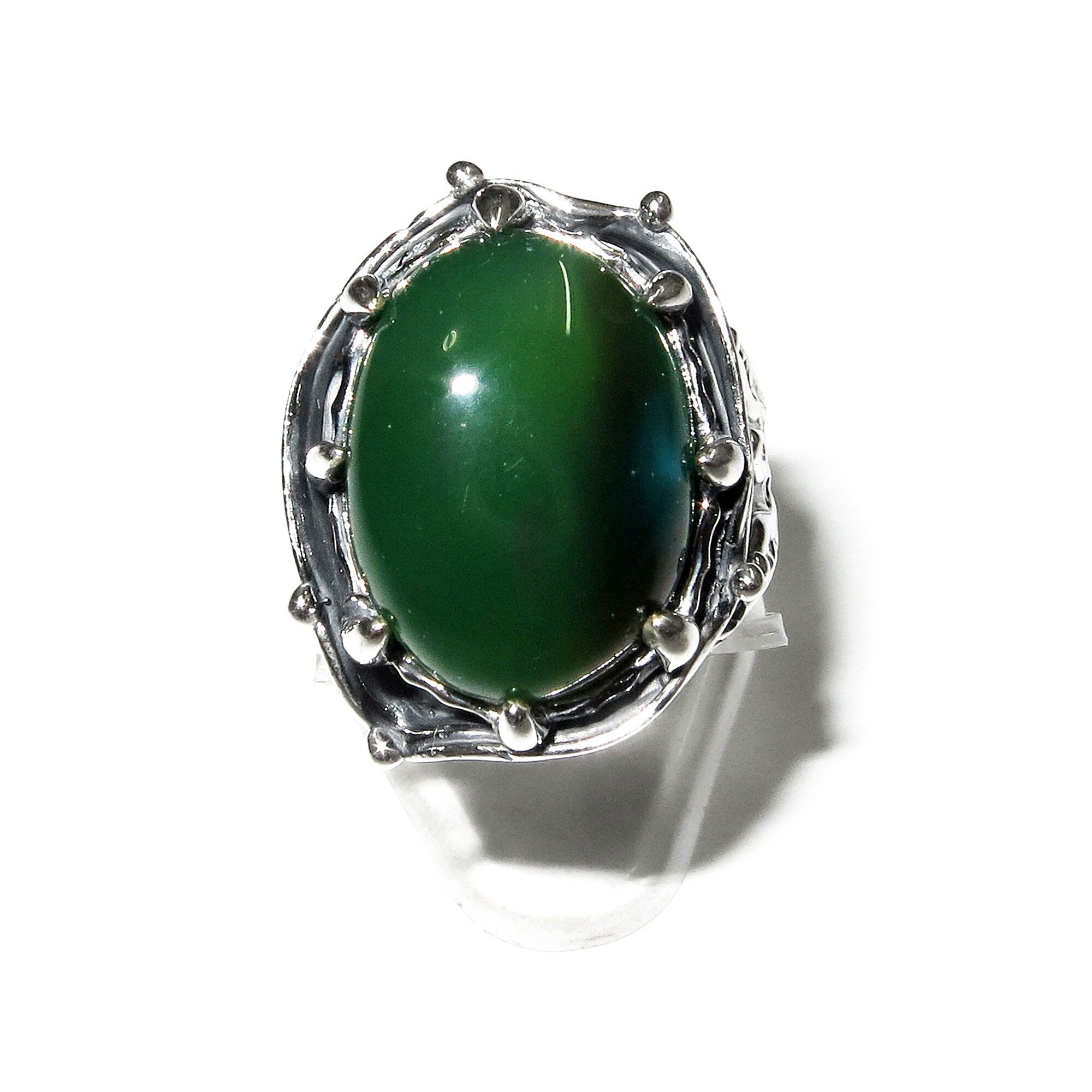 Natural Jade ring 925 sterling silver size 7, handmade ring, single copy, Natural Jade, silver ring, Jade gemstone, Statement ring