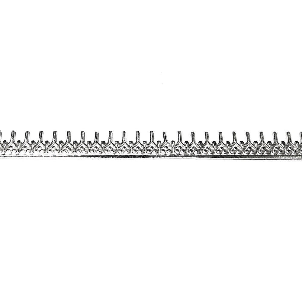 935 Argentium Silver Bezel wire, Gallery wire, Gallery ribbon, Gallery pattern, Argentium silver, Wire, Jewelry making - 4 inch (10 cm)