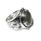 Statement moonstone ring 925 sterling silver size 7, Handmade ring, single copy, 925 sterling silver, Natural Gray moonstone, gemstone