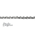 1.3 mm 925 Sterling Silver rolo cable chain, silver rolo chain, 925 silver shiny chain, Jewelry making, sterling silver chain - 1 Ft (30 cm)