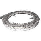 935 Argentium Silver Gallery wire 1291H, Gallery ribbon, Gallery pattern, Argentium silver, Jewelry making, Setting - 4 inch (10 cm)