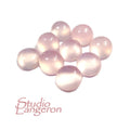 6 mm Rose chalcedony Cabochon, Natural Gemstone, Calibrated Size, Rose Chalcedony, Gemstone Round, cabochon, Jewelry making - 1 piece