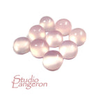 6 mm Rose chalcedony Cabochon, Natural Gemstone, Calibrated Size, Rose Chalcedony, Gemstone Round, cabochon, Jewelry making - 1 piece
