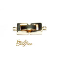 14K Yellow Gold Filled Box Clasp, Jewelry Making (23x7mm)
