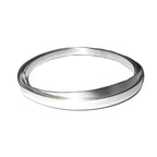 999 fine silver bezel strip wire thickness 0.3 mm (28 GA), Width 3.0 - 10.0 mm, Bezel strip, Fine silver, Jewelry making - 4 inch (10 cm)