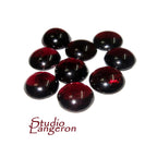10 mm Garnet Round Cabochon Natural Gemstone Calibrated Size, Garnet Gemstone, Natural gemstone, Garnet cabochon, Jewelry making - 1 piece