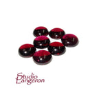 6 mm Garnet Round Cabochon Natural Gemstone Calibrated Size, Garnet Gemstone, Natural gemstone, Garnet cabochon, Jewelry making - 1 piece