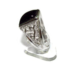 Garnet handmade ring 925 sterling silver size 8 1/2, Handmade ring, single copy, Natural garnet, silver ring, gemstone, Garnet ring