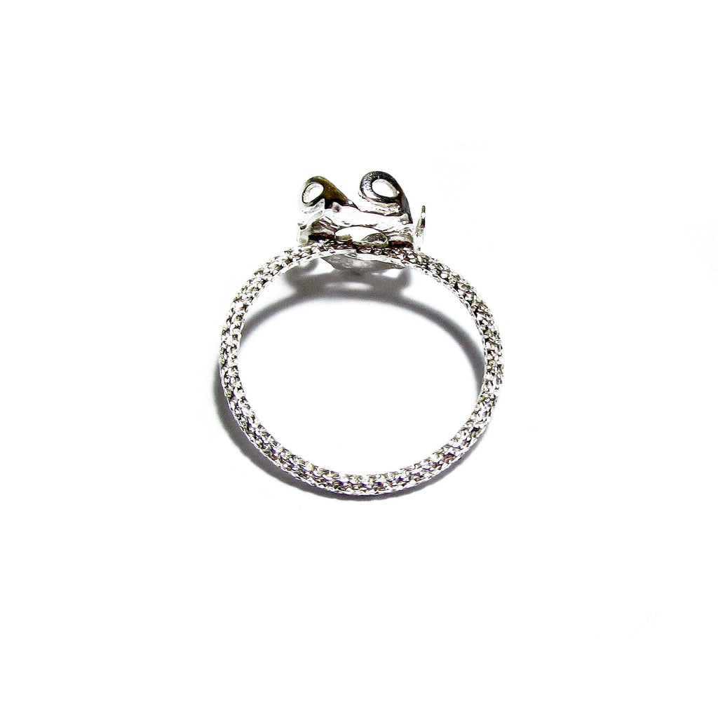 925 sterling silver blank ring with bezel cup 8mm size 4 - 11, silver ring, bezel cup, base ring, Jewelry making, Setting ring - 1 piece