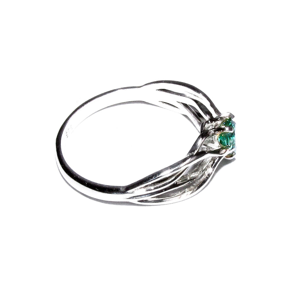 Chrysoprase ring 925 sterling silver size 5, Handmade ring, single copy, sterling silver, Chrysoprase ring, silver ring, gemstone