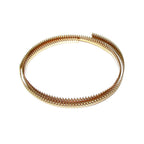 14K Yellow Gold filled Gallery wire, Bezel wire, Gallery ribbon, Gallery pattern, Gold Filled Wire, Gold Filled Setting - 4 inch (10 cm)