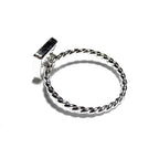 925 sterling silver twisted blank ring with bezel cup 8x8mm size 4, 5, 6, 7, 8, 9, 10, 11, bezel cup, base ring, Jewelry making - 1 piece