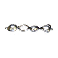925 Sterling Silver Large Hook Eye Clasps size 6.0 cm