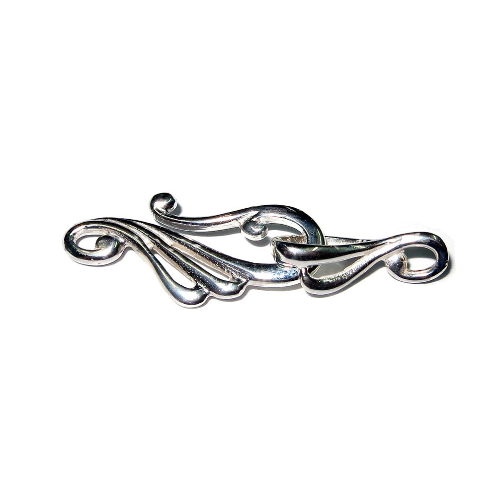 925 Sterling Silver Hook Eye Clasps