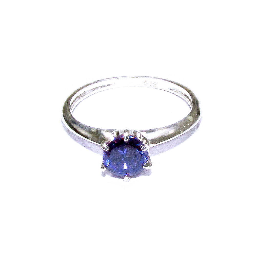 Amethyst ring 925 sterling silver size 5 1/2, Handmade ring, single copy, sterling silver, Amethyst ring, silver ring, gemstone