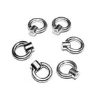 925 Sterling silver small End Caps size 1.0, 1.5 mm, Silver end caps, End caps, Jewelry making, 925 Sterling silver - 1 pair (2 piece)